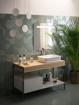 IDEAL STANDARD ADAPTO podporné nohy k rámu 465x720mm, tmavo šedá U8599FY Obrázek - fotka