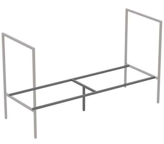 IDEAL STANDARD ADAPTO podporné nohy k rámu 465x720mm, tmavo šedá U8599FY Obrázek - fotka