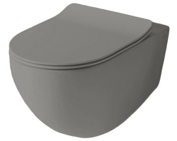 ARTCERAM FILE 2.0 závesné WC s montážnym prvkom Laufen Ineo TW102, Rimless splachovanie, SoftClose sedadlo, chrómové tlačidlo PT3.LAKF-RSC.CR.19 Obrázek - fotka