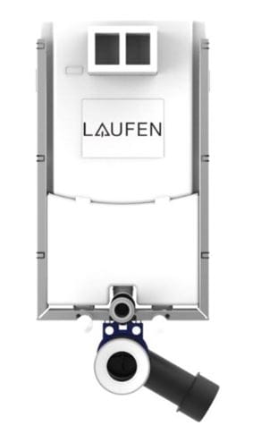 LAUFEN FIORA závesné WC s montážnym prvkom Laufen Ineo TW102, Rimless splachovanie, SoftClose sedátko, chrómové tlačidlo PT2.LAKF-RSC.CR.5 Obrázek - fotka