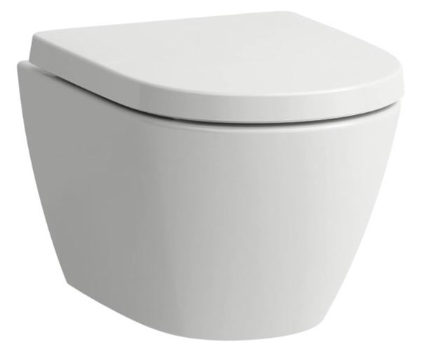 LAUFEN FIORA závesné WC s montážnym prvkom Laufen Ineo TW102, Rimless splachovanie, SoftClose sedátko, chrómové tlačidlo PT2.LAKF-RSC.CR.5 Obrázek - fotka