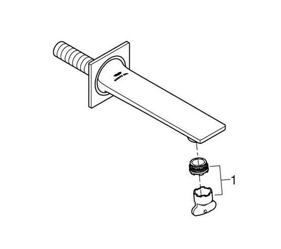 GROHE ALLURE vaňový vpust, kartáčovaný cool sunrise 13264GN1 Obrázek - fotka