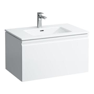 LAUFEN PRO S skrinka s umývadlom 80x50x46 cm, 1 zásuvka, lesklá biela