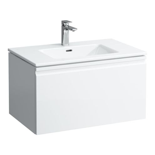 LAUFEN PRO S skrinka s umývadlom 80x50x46 cm, 1 zásuvka, matná biela H8609644631041 Obrázek - Hlavní obrázek