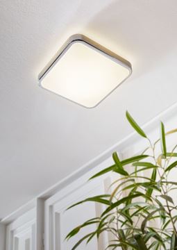 EGLO MANILVA 1 stropné LED svietidlo, 3000 K, 1100 lm, 290x290 mm, chróm 96229 Obrázek - fotka
