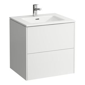 LAUFEN PRO S skrinka s umývadlom 60x50x61 cm, 2 zásuvky, Push-open, s organizérom, matná biela