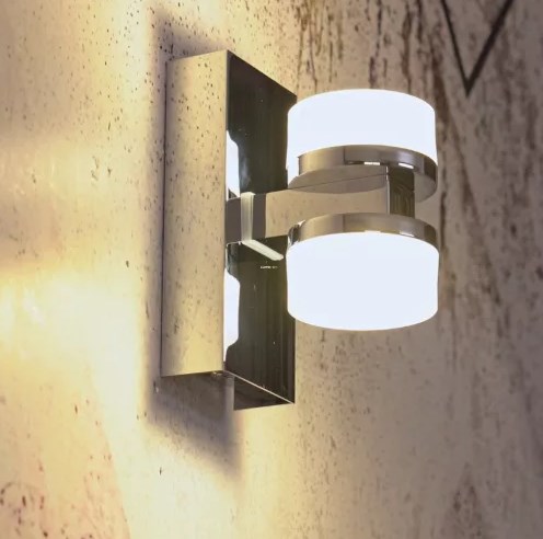 EGLO ROMENDO 1 nástenné LED svietidlo, 3000 K, 1080 lm, chróm 96541 Obrázek - fotka