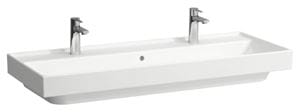 LAUFEN FIORA umývadlo 120 cm, s 2 otvormi pre batérie a prepadom