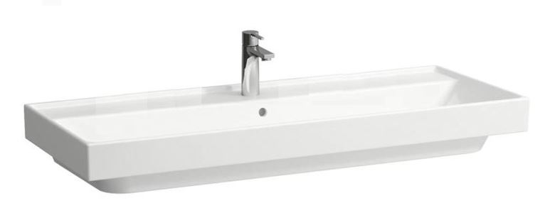 LAUFEN FIORA umývadlo 120 cm, s otvorom pre batériu a prepadom H814921000104L Obrázek - Hlavní obrázek