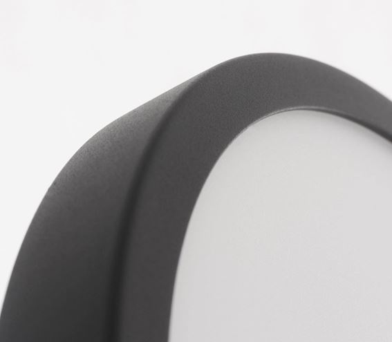 EGLO FÚEVA stropné LED svietidlo, 3000 K, 2400 lm, 285 mm, čierna 99267 Obrázek - fotka