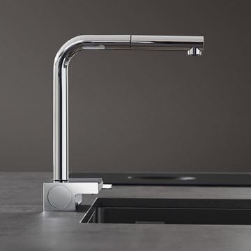 HANSGROHE AQUNO SELECT M81 drezová batéria, s vyťahovacou koncovkou a plochou sprškou, chróm 73836000 Obrázek - fotka