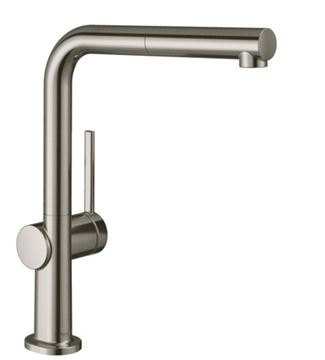 HANSGROHE TALIS M54 drezová batéria, s vyťahovacou koncovkou, sBox, nerez