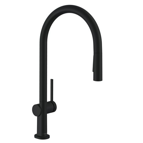 HANSGROHE TALIS M54 drezová batéria, s vyťahovacou sprškou, matná čierna 72800670 Obrázek - Hlavní obrázek