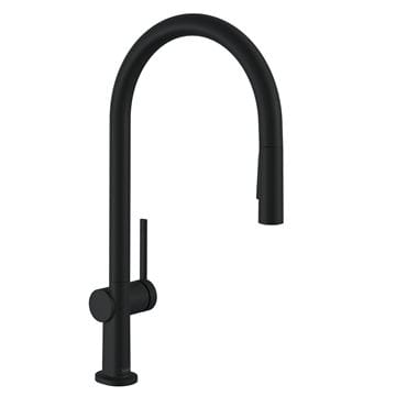 HANSGROHE TALIS M54 drezová batéria, s vyťahovacou sprškou, matná čierna