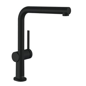 HANSGROHE TALIS M54 drezová batéria, s vyťahovacou koncovkou, sBox, matná čierna