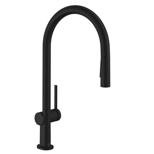 HANSGROHE TALIS M54 drezová batéria, s vyťahovacou sprškou, EcoSmart, matná čierna 72842670 Obrázek - Hlavní obrázek