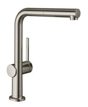HANSGROHE TALIS M54 drezová batéria, s vyťahovacou koncovkou, nerez