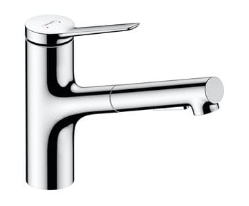 HANSGROHE ZESIS M33 drezová batéria, s vyťahovacou sprškou, chróm