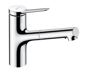 HANSGROHE ZESIS M33 drezová batéria, s vyťahovacou sprškou, chróm