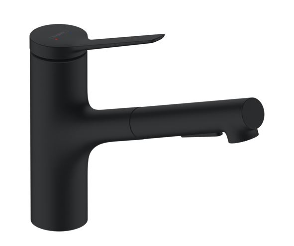 HANSGROHE ZESIS M33 drezová batéria, s vyťahovacou sprškou, matná čierna 74800670 Obrázek - Hlavní obrázek