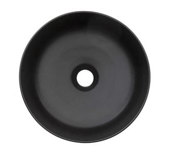 ARTCERAM COGNAC umývadlová misa 42 cm, bez prepadu, Saniglaze, matná čierna COL001 17,34 Obrázek - fotka