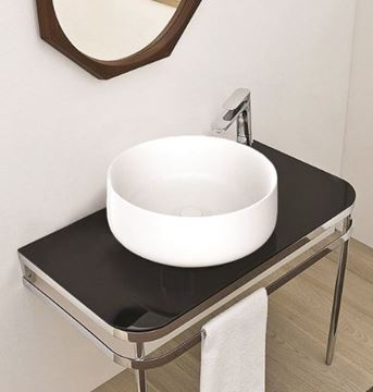 ARTCERAM COGNAC umývadlová misa 42 cm, bez prepadu, Saniglaze, matná biela COL001 05,34 Obrázek - fotka