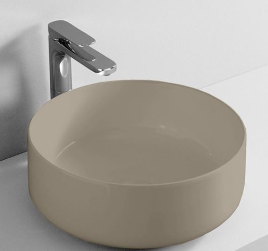ARTCERAM COGNAC umývadlová misa 42 cm, bez prepadu, Saniglaze, brown matera COL001 41,34 Obrázek - fotka