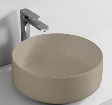 ARTCERAM COGNAC umývadlová misa 42 cm, bez prepadu, Saniglaze, brown matera COL001 41,34 Obrázek - fotka