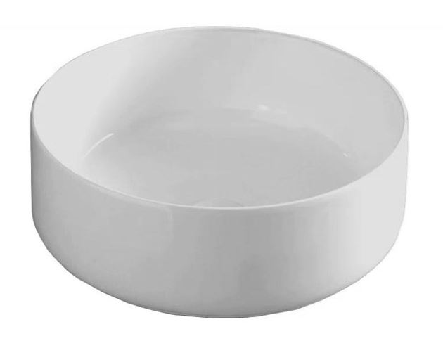 ARTCERAM COGNAC umývadlová misa 42 cm, bez prepadu, Saniglaze, matná biela COL001 05,34 Obrázek - Hlavní obrázek