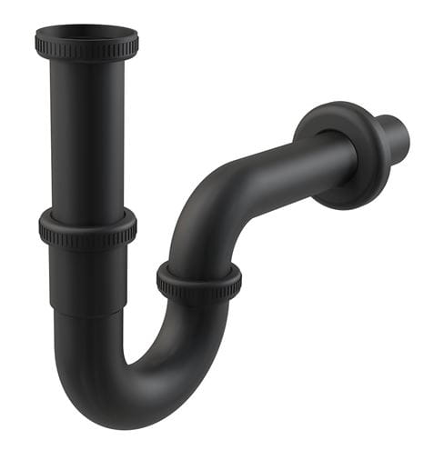 ALCA designový sifón k umývadlu DN32, s prevlečnou maticou 5/4, matná čierna A4320BLACK Obrázek - Hlavní obrázek