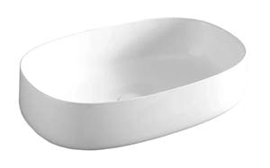 ARTCERAM COGNAC umývadlová misa 55 cm, bez prepadu, Saniglaze, matná biela