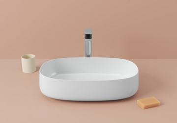 ARTCERAM COGNAC umývadlová misa 55 cm, bez prepadu, Saniglaze, matná biela COL003 05,34 Obrázek - fotka