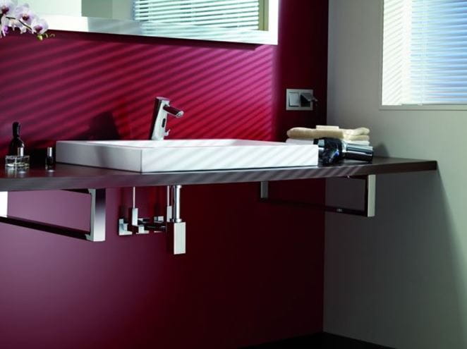 SCHELL QUAD dizajnový sifón k umývadlu DN32, s prevlečnou maticou 5/4, chróm 015050699 Obrázek - fotka