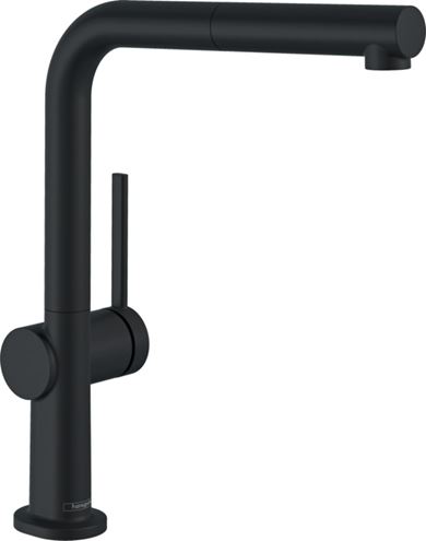 HANSGROHE TALIS M54 drezová batéria, s vyťahovacou koncovkou, EcoSmart, matná čierna 72845670 Obrázek - Hlavní obrázek
