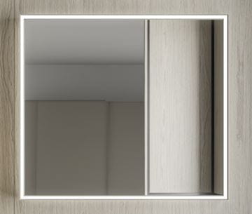 INDA PIRANO zrkadlo 80x80 cm, s osvetlením, s reguláciou stmievania S921020SA Obrázek - fotka