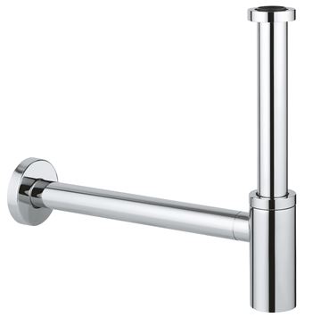 GROHE dizajnový sifón k umývadlu DN32, s prevlečnou maticou 5/4, chróm