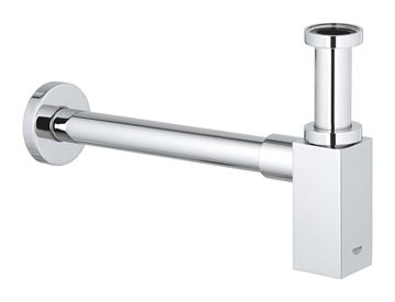 GROHE dizajnový sifón k umývadlu DN32, s prevlečnou maticou 5/4, chróm