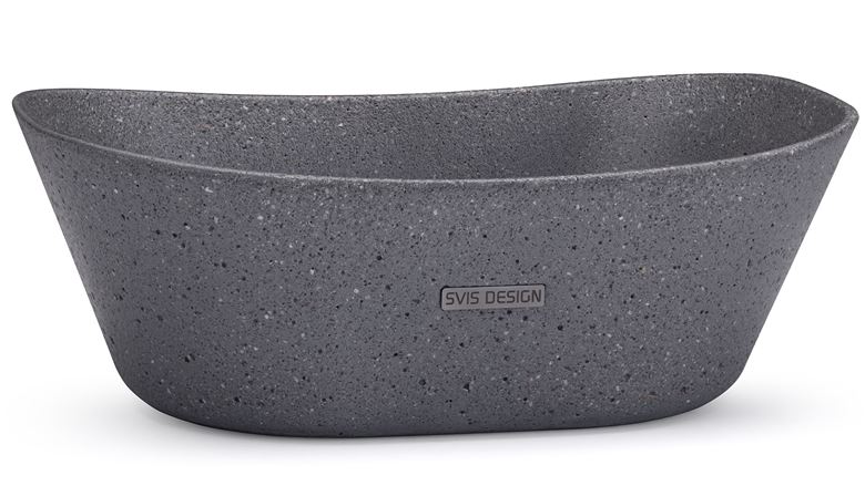 SVIS DESIGN LIBRA HARDCORE umývadlová misa 50 cm, bez prepadu, betón, šedá UBX060705090400001  Obrázek - Hlavní obrázek