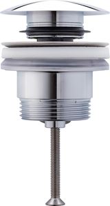 DURAVIT umývadlový výpust, click-clack, bez prepadu, chróm