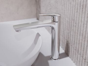 NOVASERVIS METALIA 54 umývadlová stojanková batéria, s odtokovou súpravou, Eco, chróm 54503,0 Obrázek - fotka