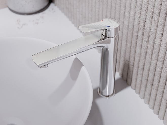 NOVASERVIS METALIA 54 umývadlová stojanková batéria, s odtokovou súpravou, Eco, chróm 54503,0 Obrázek - fotka
