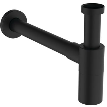 IDEAL STANDARD dizajnový sifón k umývadlu DN32, s prevlečnou maticou 5/4, čierna
