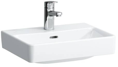 LAUFEN PRO S umývadielko 45 cm, s otvorom pre batériu a prepadom, LCC H8159614001041 Obrázek - Hlavní obrázek