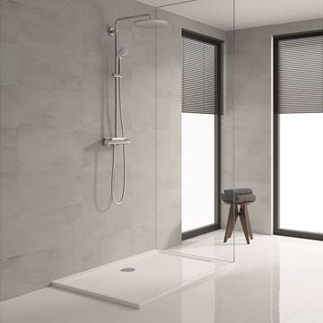 GROHE EUPHORIA SYSTEM 310 sprchový set s termostatickou batériou, horná sprcha, ručná sprcha s 3 prúdmi, tyč, hadica, chróm 26849000 Obrázek - fotka