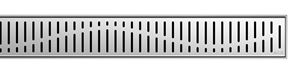 ACO SHOWERDRAIN C, C+ perforovaný rošt WAVE 678 mm, nerez oceľ