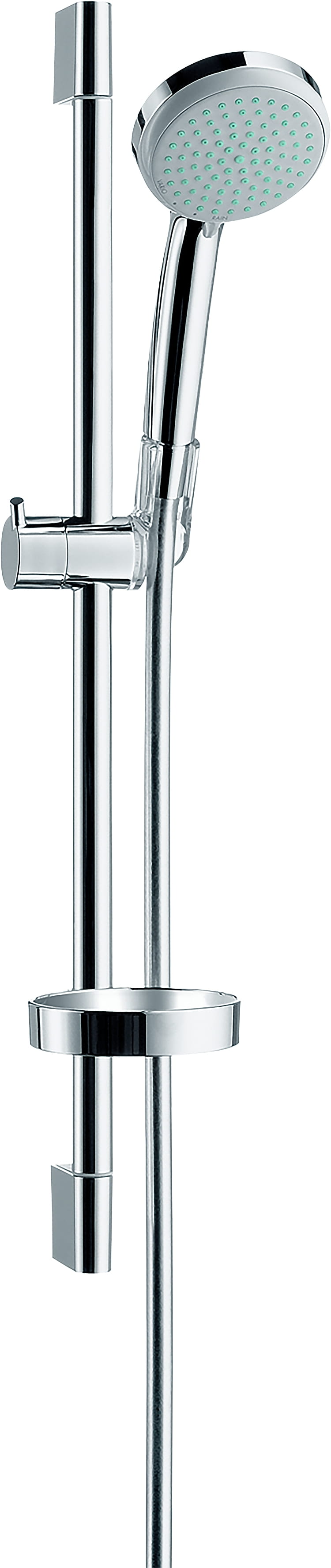 HANSGROHE CROMA 100 4JET sprchová súprava 4-dielna, ručná sprcha pr. 100 mm, 4 prúdy, tyč, hadica, mydelnička, EcoSmart, chróm