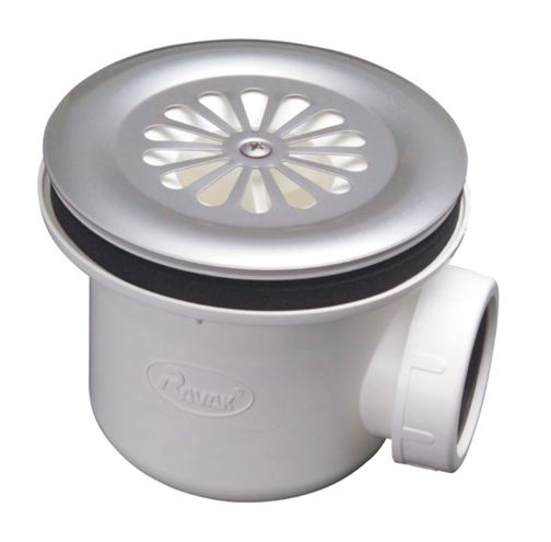 RAVAK BASIC vaničkový sifón pr. 90 mm, nerez X01308 Obrázek - Hlavní obrázek