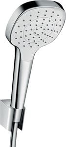 HANSGROHE CROMA SELECT E 1JET sprchová súprava 3-dielna, ručná sprcha 110x110 mm, hadica, držiak, biela/chróm