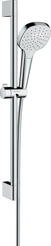 HANSGROHE CROMA SELECT E 1JET sprchová súprava 3-dielna, ručná sprcha 110x110 mm, tyč, hadica, biela/chróm 26584400 Obrázek - Hlavní obrázek