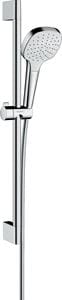 HANSGROHE CROMA SELECT E 1JET sprchová súprava 3-dielna, ručná sprcha 110x110 mm, tyč, hadica, biela/chróm